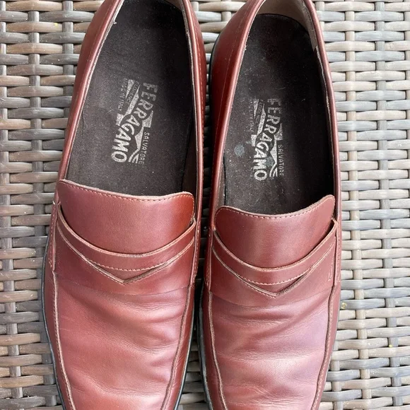 Salvatore Ferragamo | Shoes | Brown Ferragamo Loafers Size 